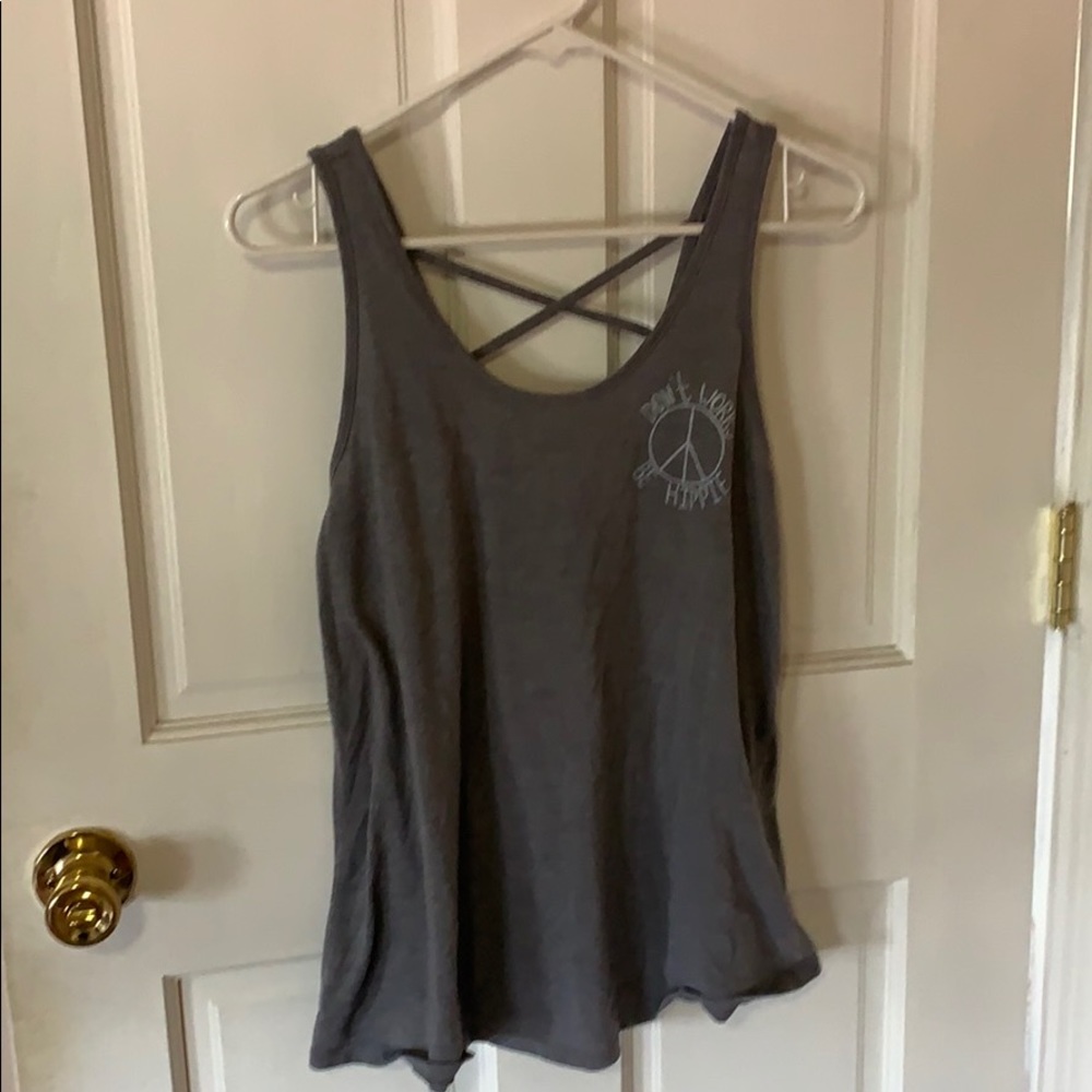 Don’t worry be hippie tank top
